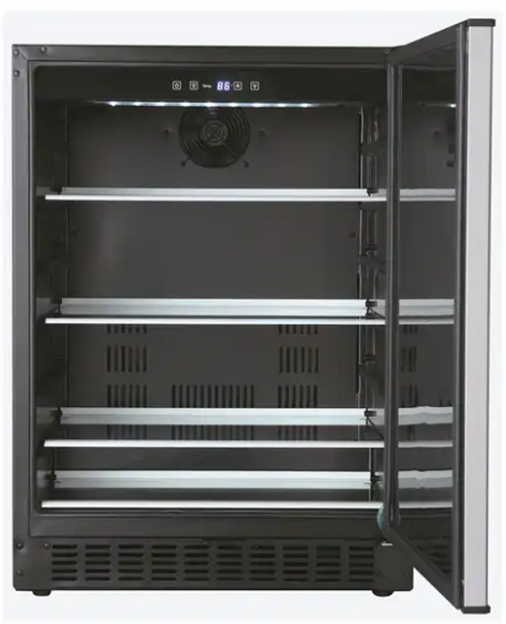 Professional Luxury Outdoor Kitchen Refrigerator – Stainless Steel