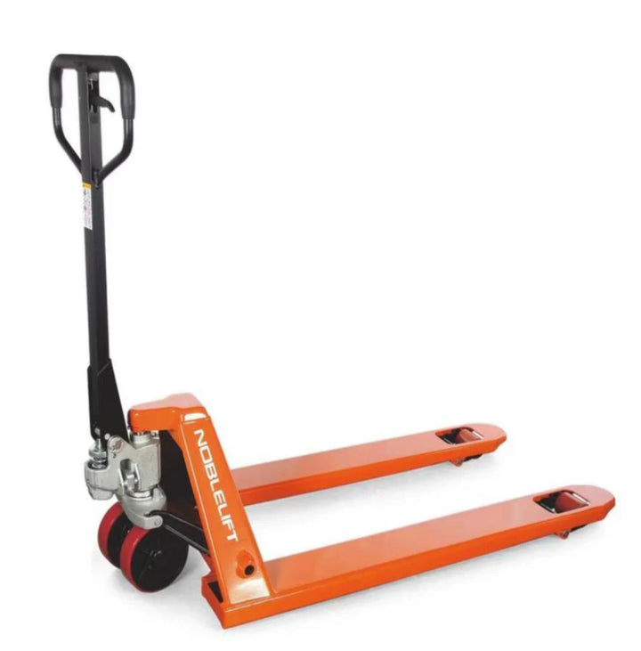 NobleLift Standard Duty Pallet Jack – 5500 lbs Capacity, 27”x48” Forks