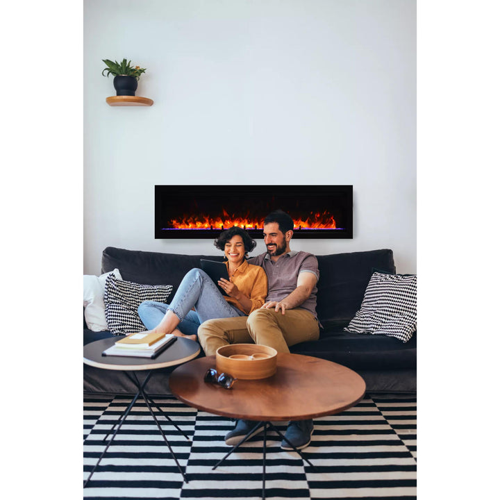 Amantii Symmetry Lumina 42" Smart Electric Fireplace