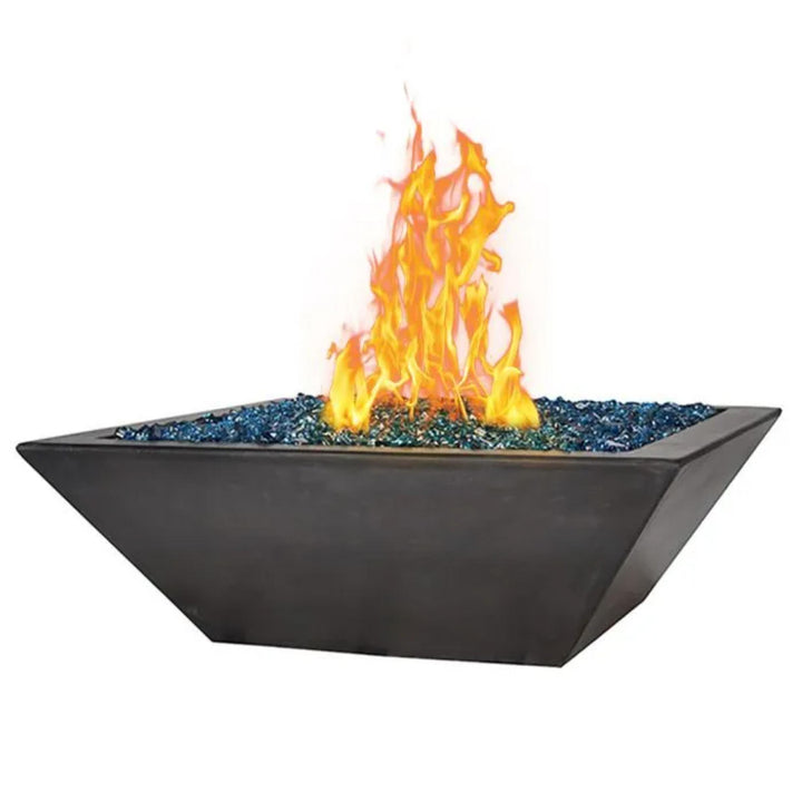 Fire By Design Geo Square Fire Pit – 42" AWEIS Ignition