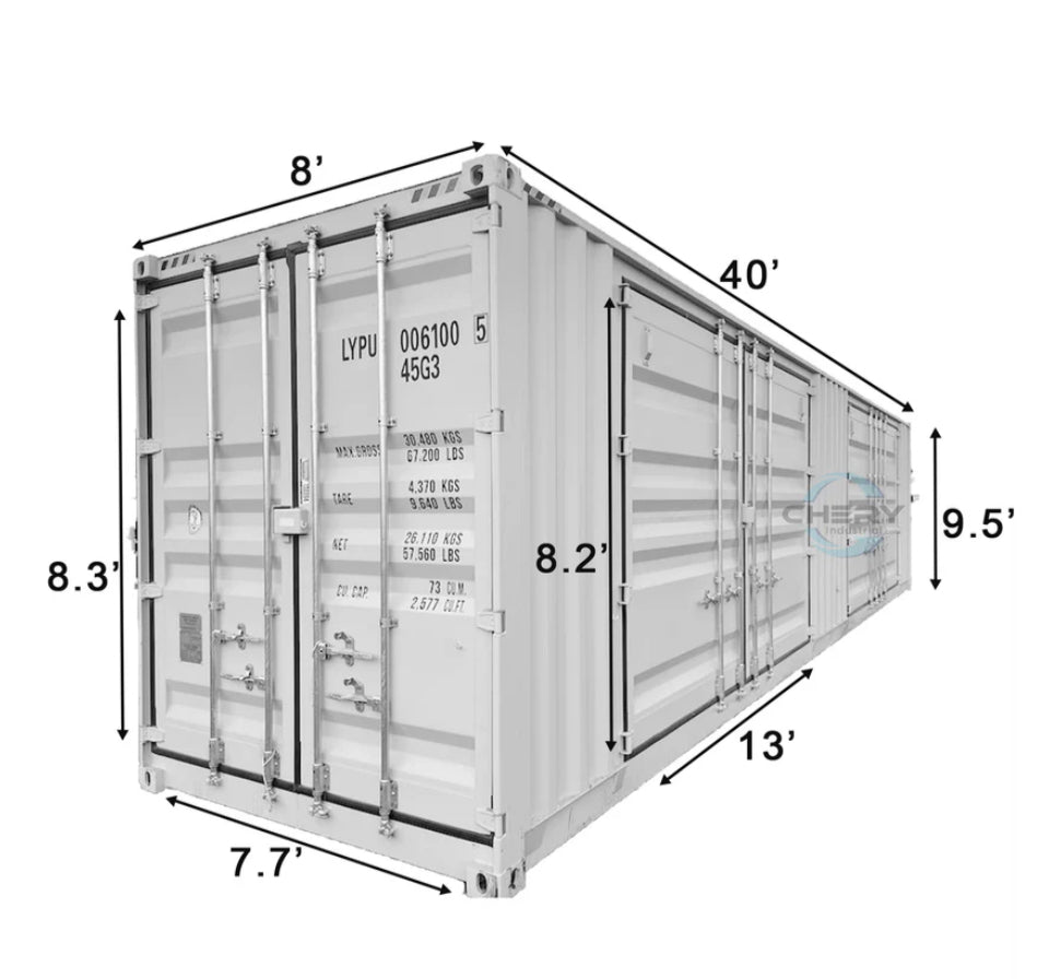 13’ Small Cubic Shipping Container