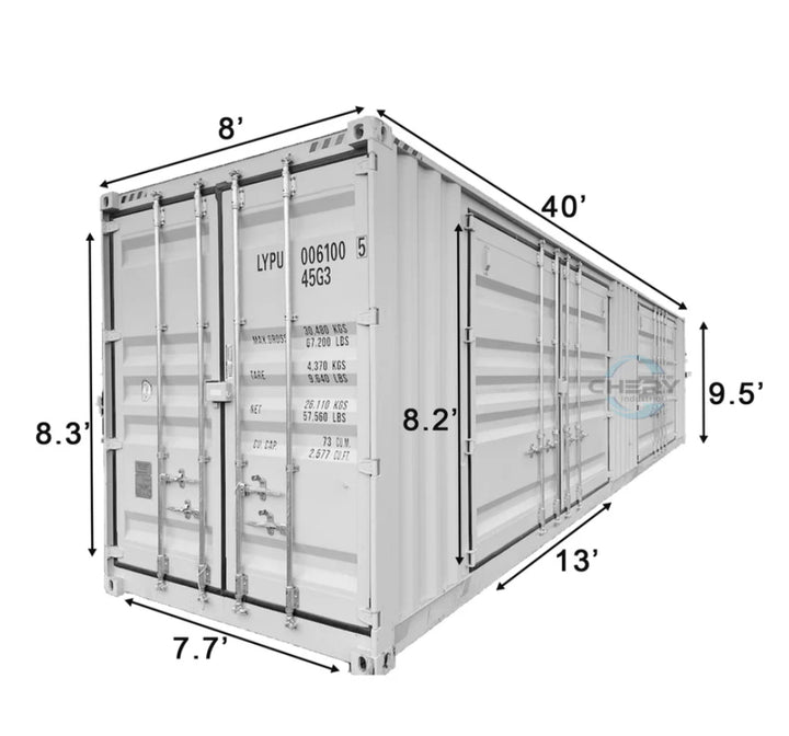 13’ Small Cubic Shipping Container