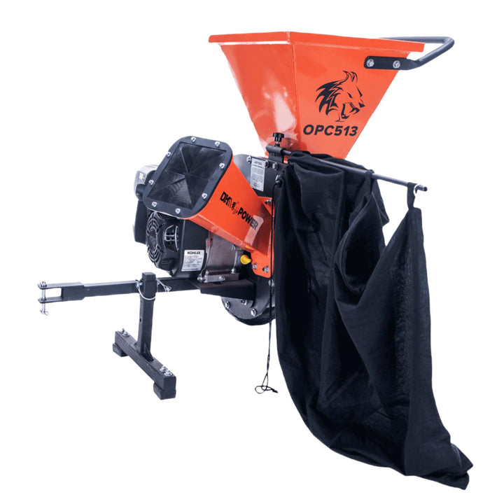 3-Inch Gas Chipper Shredder – KOHLER 196cc Engine