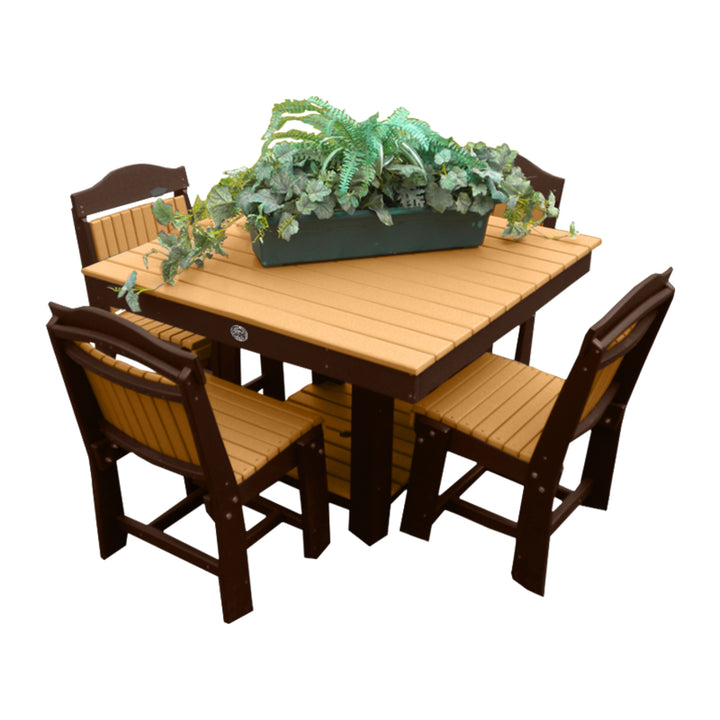 Buck Stove Square Dining Table Sets