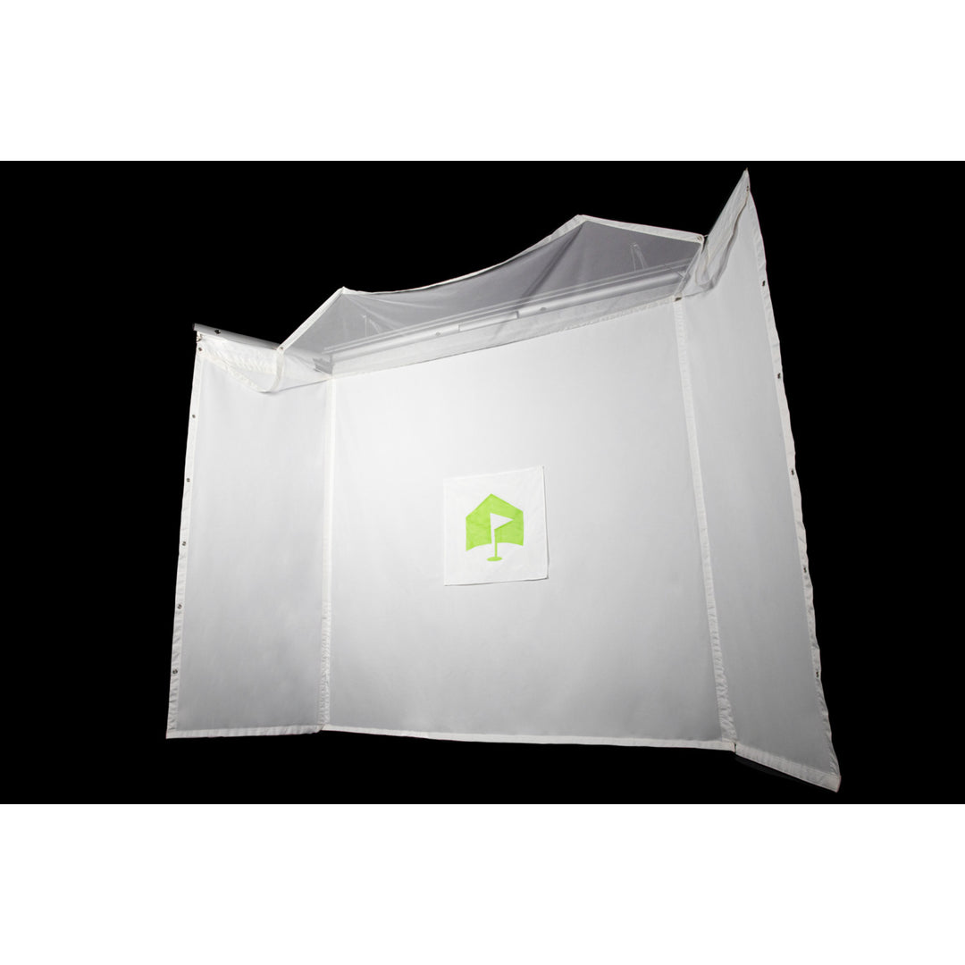 HomeCourse ProScreen 180 – Retractable Golf Simulator Enclosure