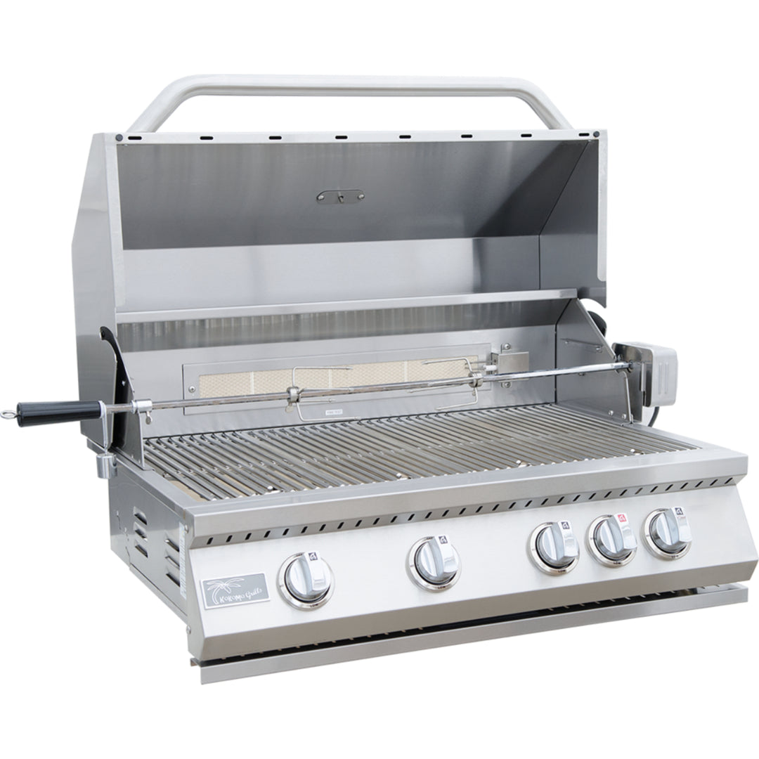 KoKoMo Stainless Steel Rotisserie (4- & 5-Burner Compatible)