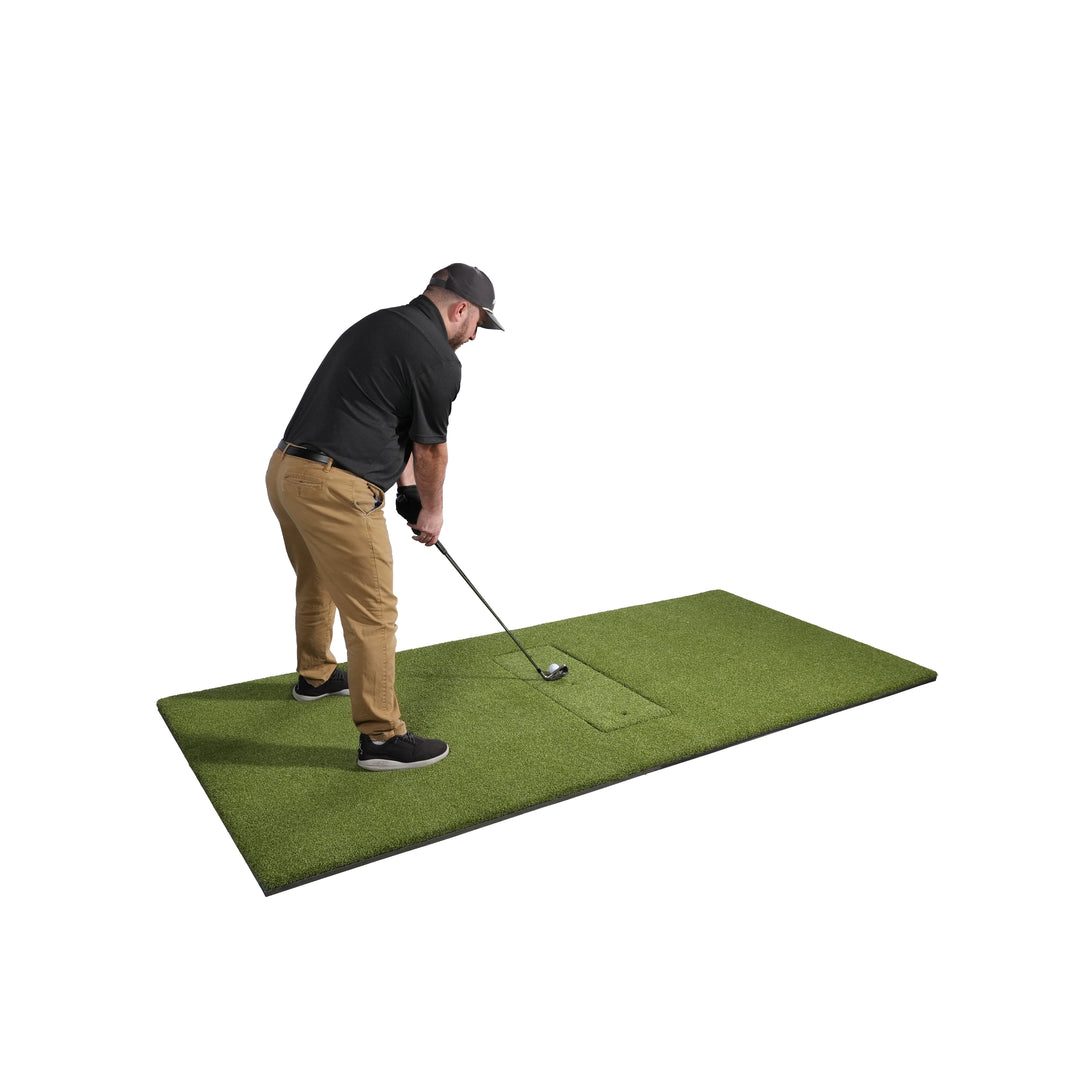 Carl’s Place Golf HotShot 4x9 Hitting Mat with Optional Base