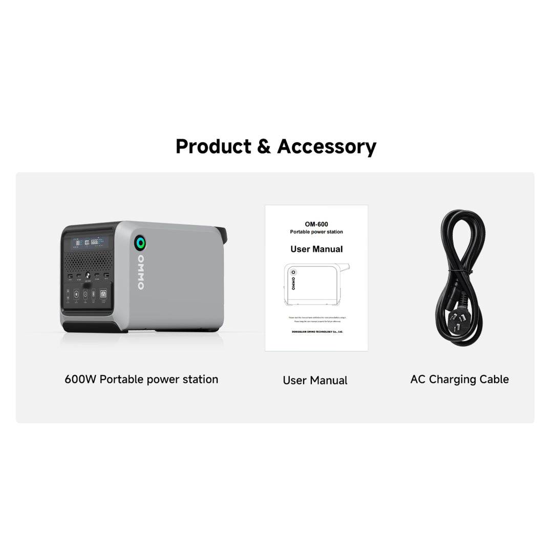 Portable Power Station OMMO-600W