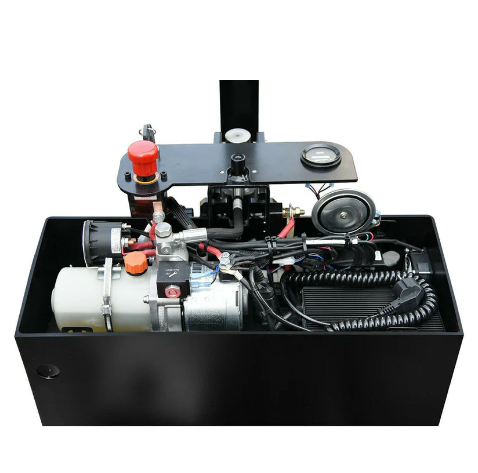 Full Electric Pallet Jack – 3,000 lbs Capacity, 27”x48” Forks
