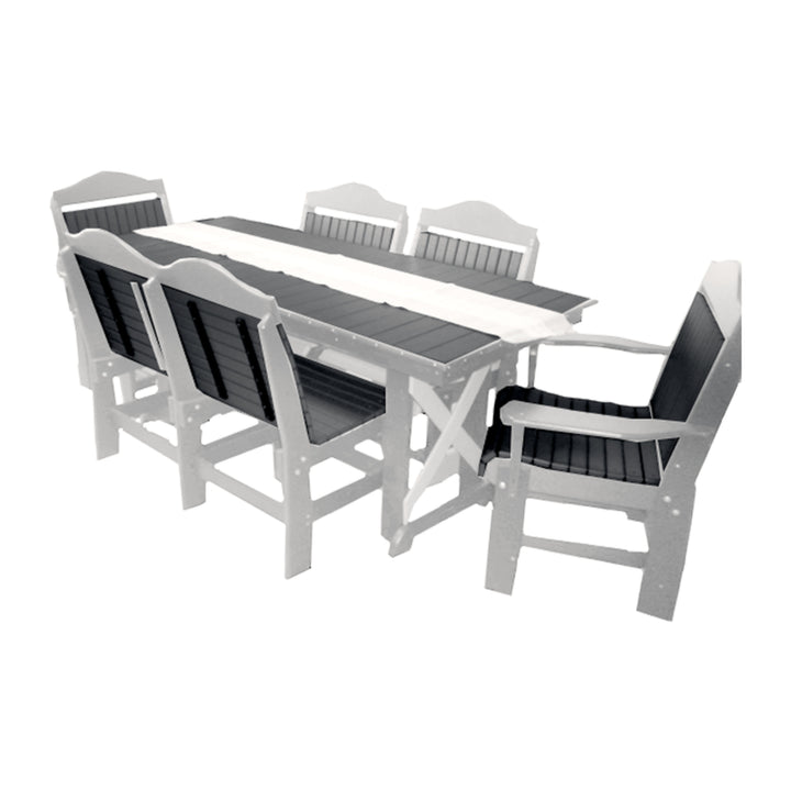 Buck Stove 72" Farmhouse Dining Set