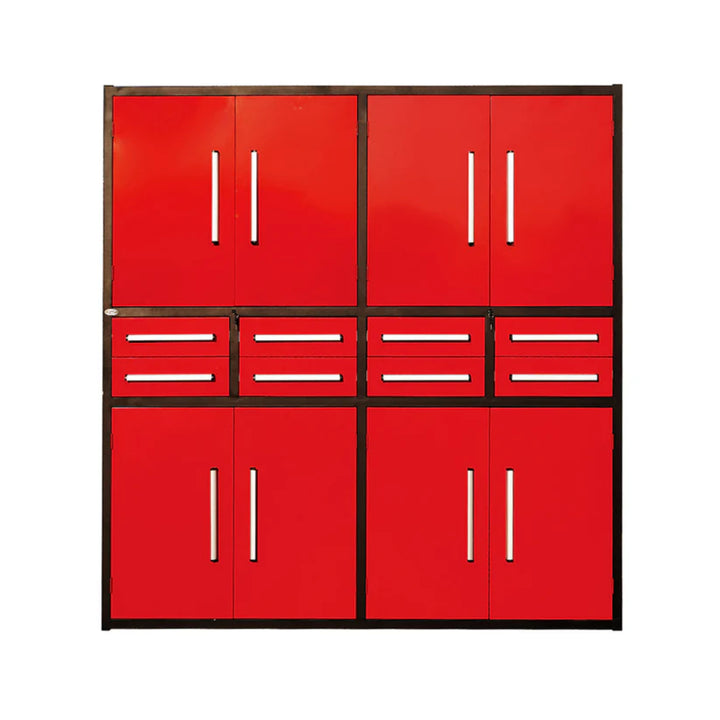 7ft Heavy Duty Garage Storage Cabinet with 8 Drawers & 4 Lockable Cabinets