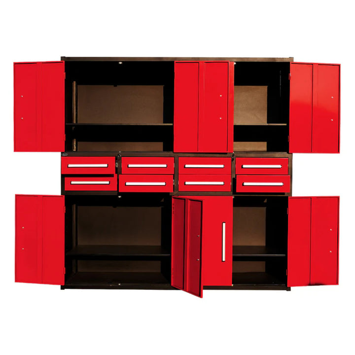 7ft Heavy Duty Garage Storage Cabinet with 8 Drawers & 4 Lockable Cabinets