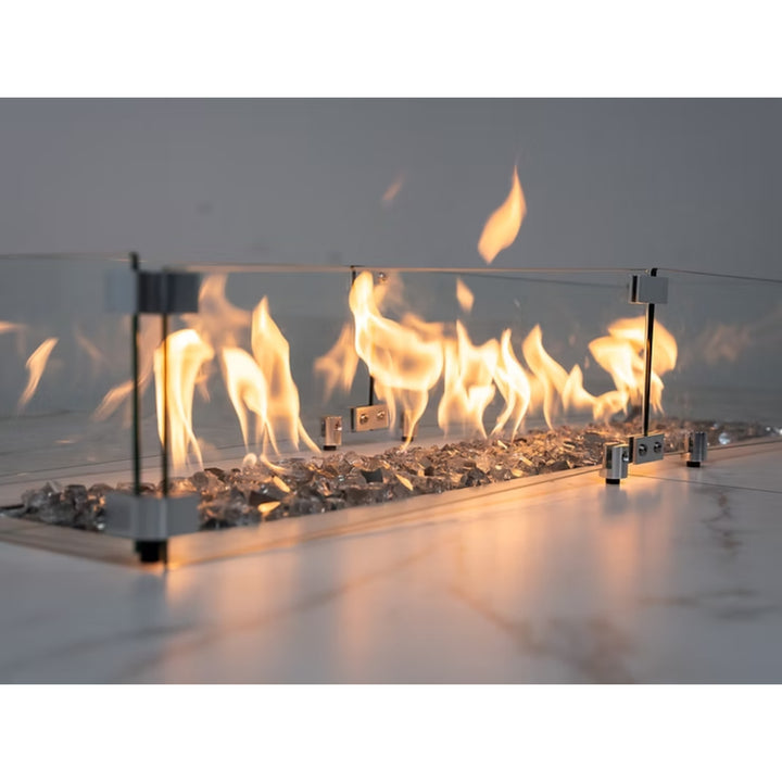 KoKoMo Baja with Fire 7'6"x9' Outdoor Kitchen Island