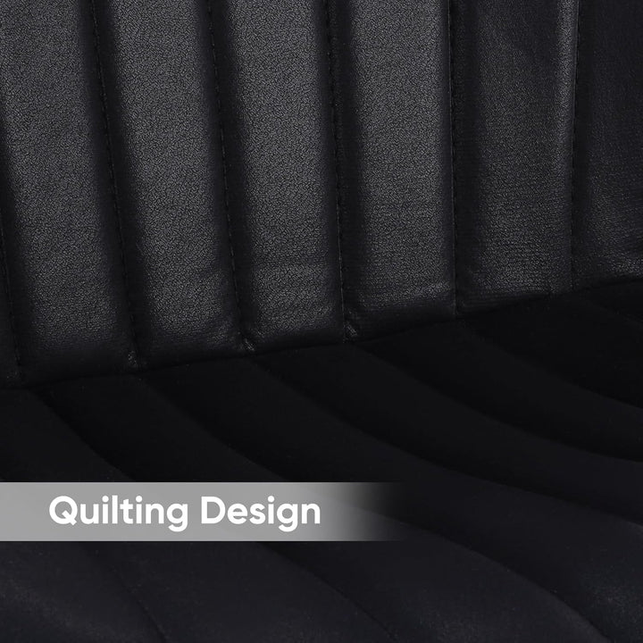 Swivel Counter Height Bar Stools Set of 3 – Black Finish