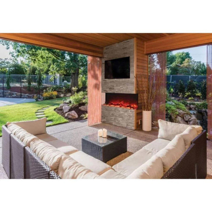 Amantii Tru View XT Lumina 88" 3-Sided Electric Fireplace