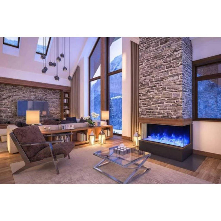 Amantii Tru View XT Lumina 88" 3-Sided Electric Fireplace