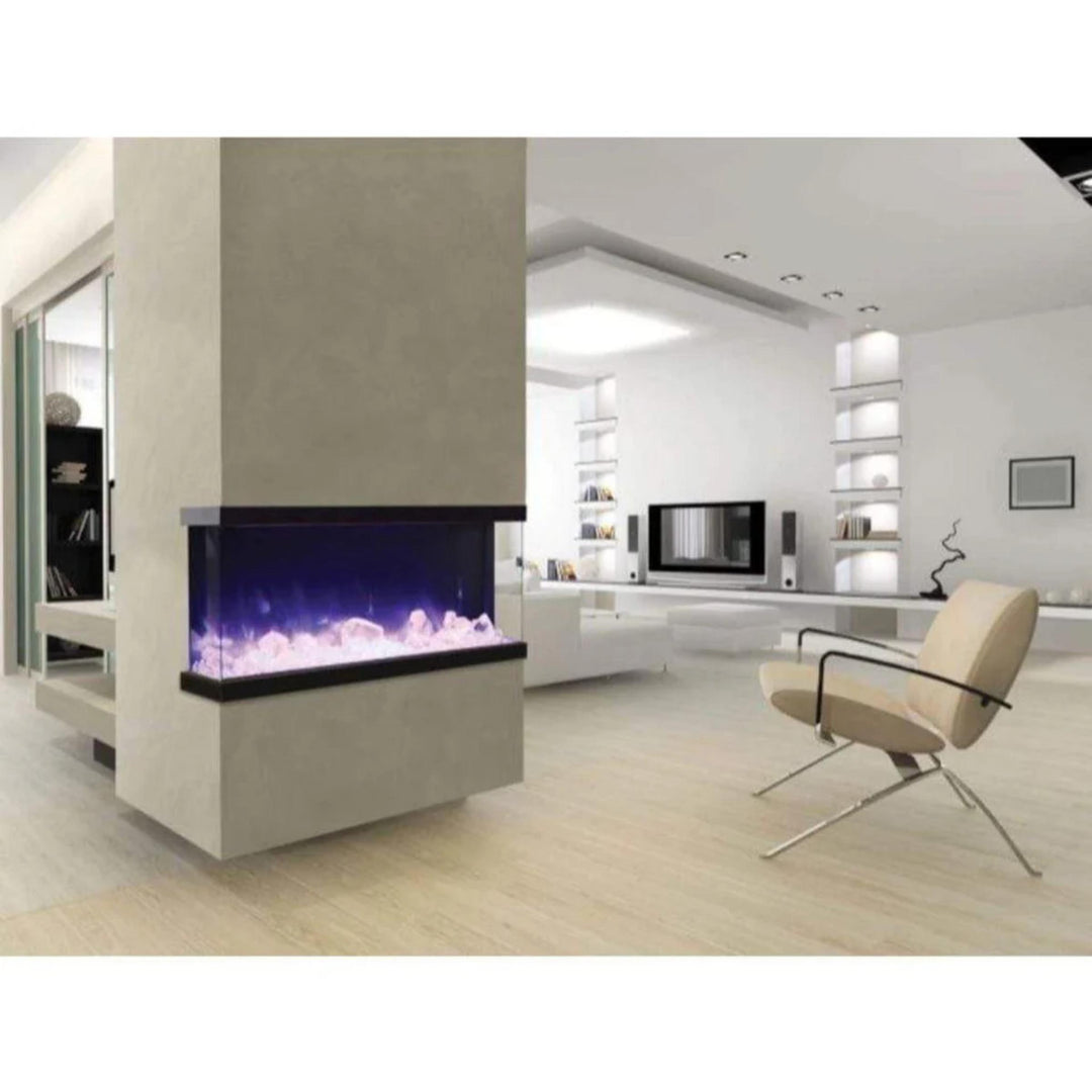 Amantii Tru View XT Lumina 88" 3-Sided Electric Fireplace
