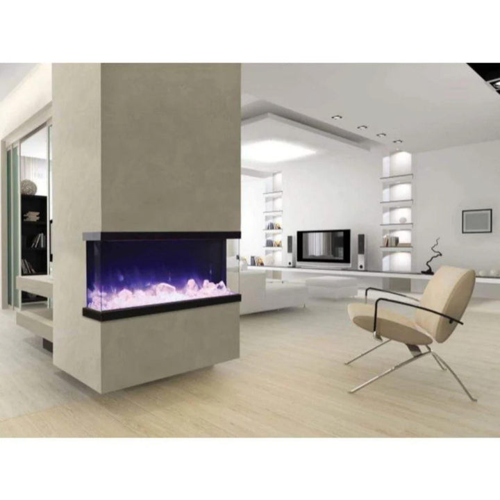 Amantii Tru View XT Lumina 88" 3-Sided Electric Fireplace