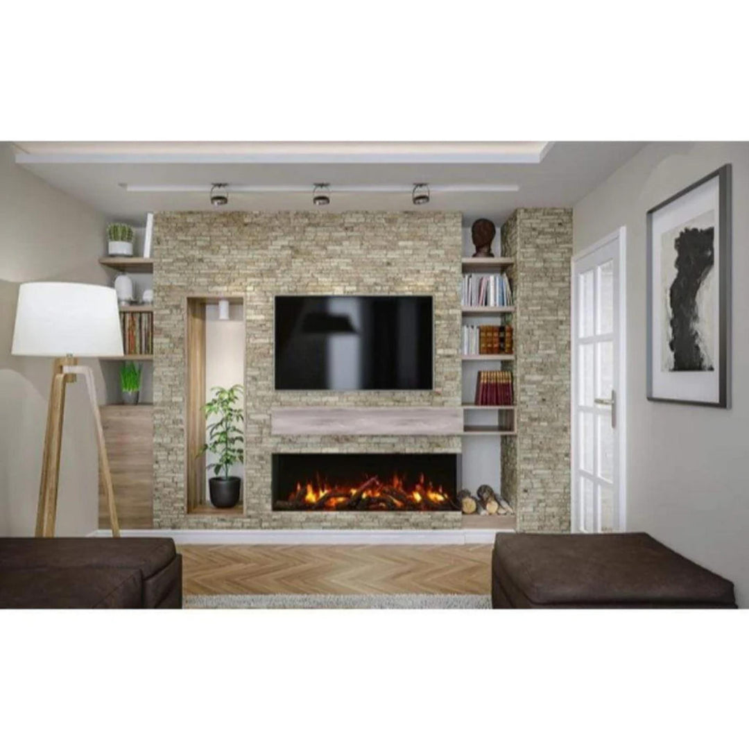 Amantii Tru View XT Lumina 88" 3-Sided Electric Fireplace