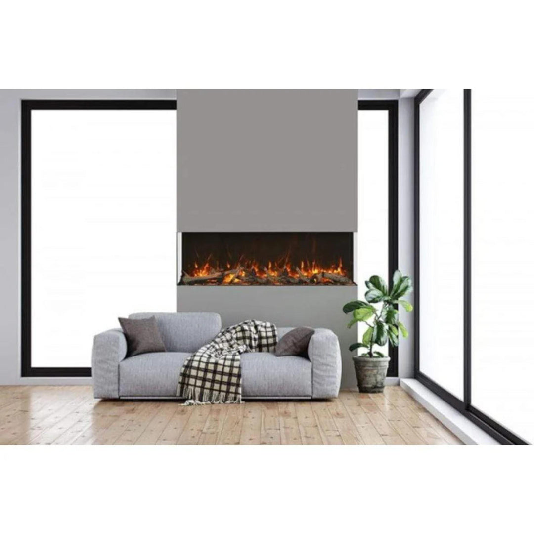 Amantii Tru View XT Lumina 88" 3-Sided Electric Fireplace