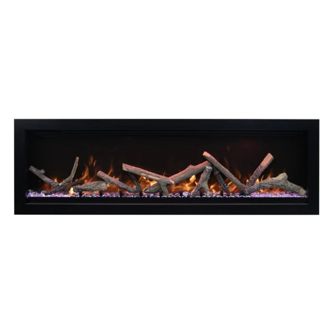 Amantii Symmetry Lumina 74" Clean Face Electric Built-in Fireplace