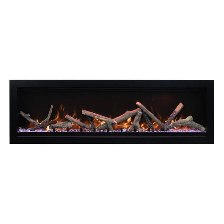 Amantii Symmetry Lumina 74" Clean Face Electric Built-in Fireplace