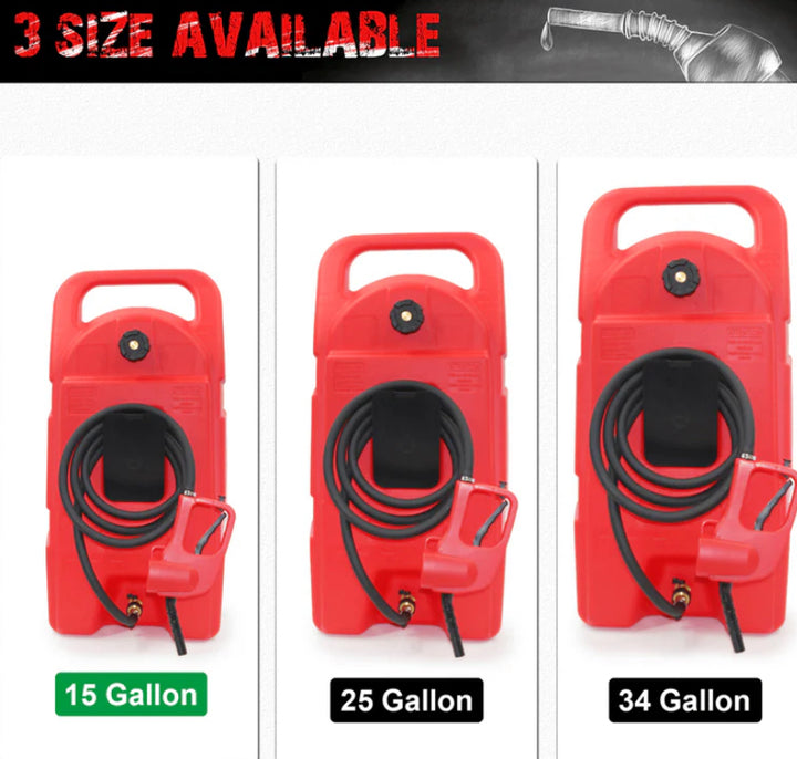 Gas Caddy with Wheels – 15, 25, & 34 Gallon Fuel Storage Tanks