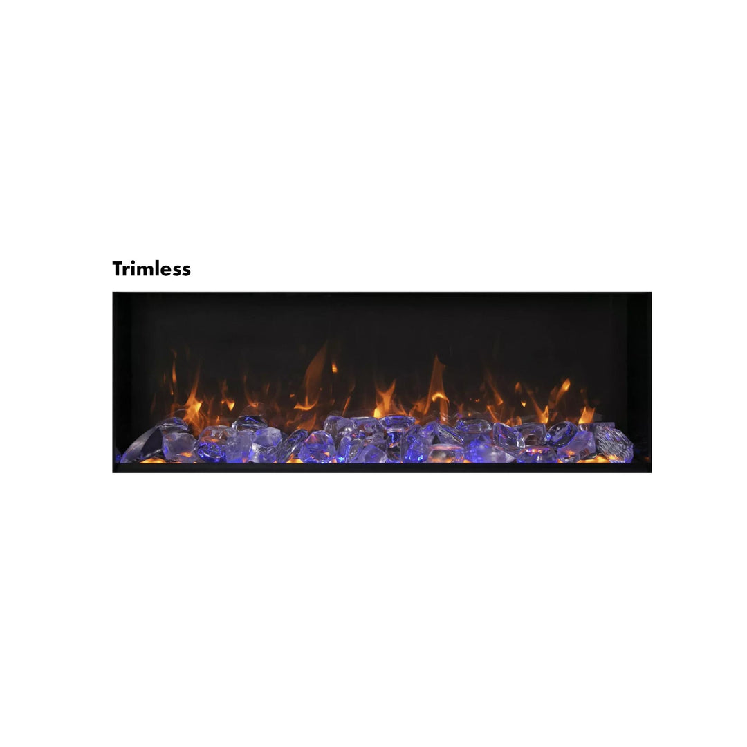 Amantii Panorama BI Extra Slim 50" Lumina Electric Fireplace