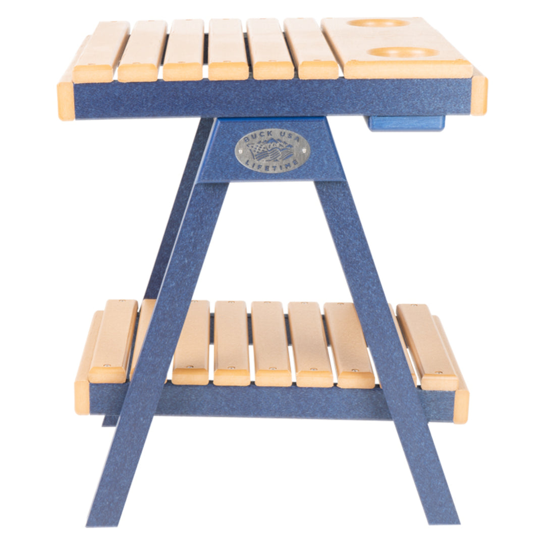 Buck Stove Cup Holder Table (2 Holes)