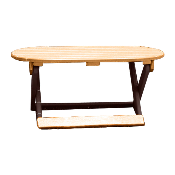 Buck Stove Oval Coffee Table