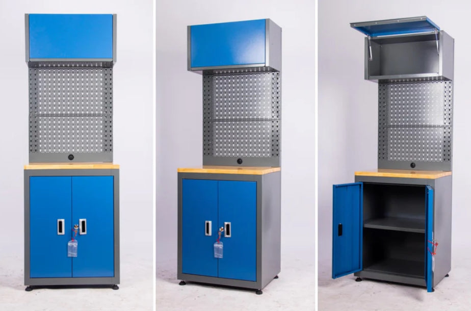 Heavy Duty Steel Garage Storage System with 7 Drawers & 4 Cabinets – Chery Industrial