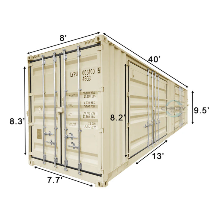 13’ Small Cubic Shipping Container