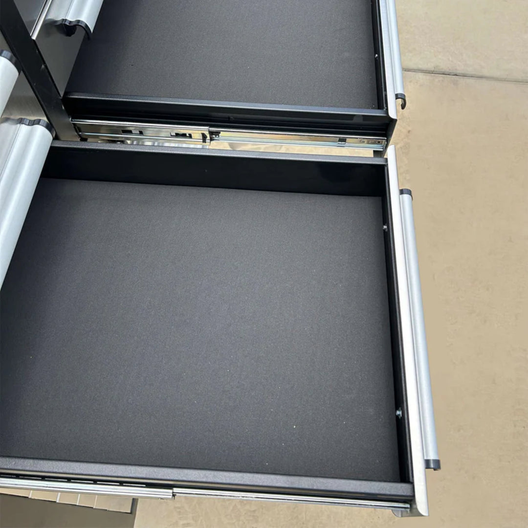 7ft Heavy Duty Garage Workbench Cabinet (20 Drawers)