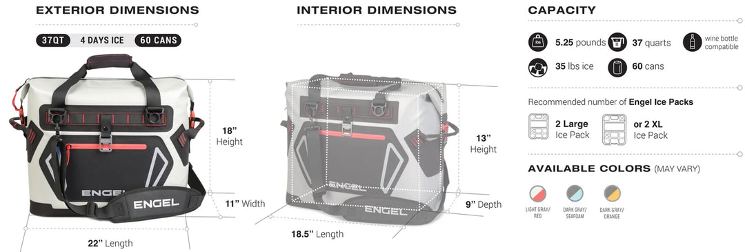 Engel Heavy-Duty Soft Sided Cooler Bag HD30