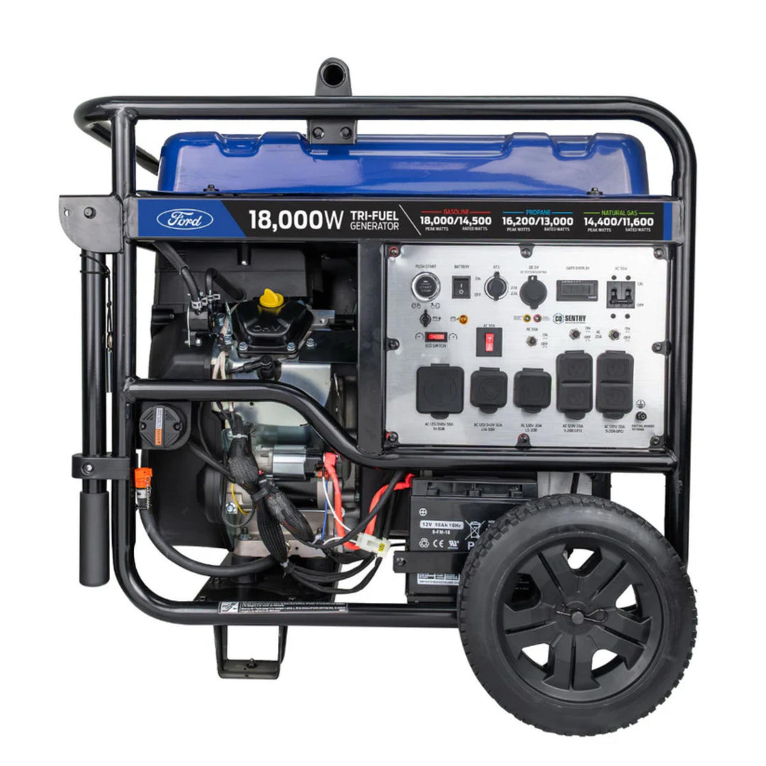 Ford 18,000W Tri-Fuel Generator Whole Home Backup Power with V-Twin Engine