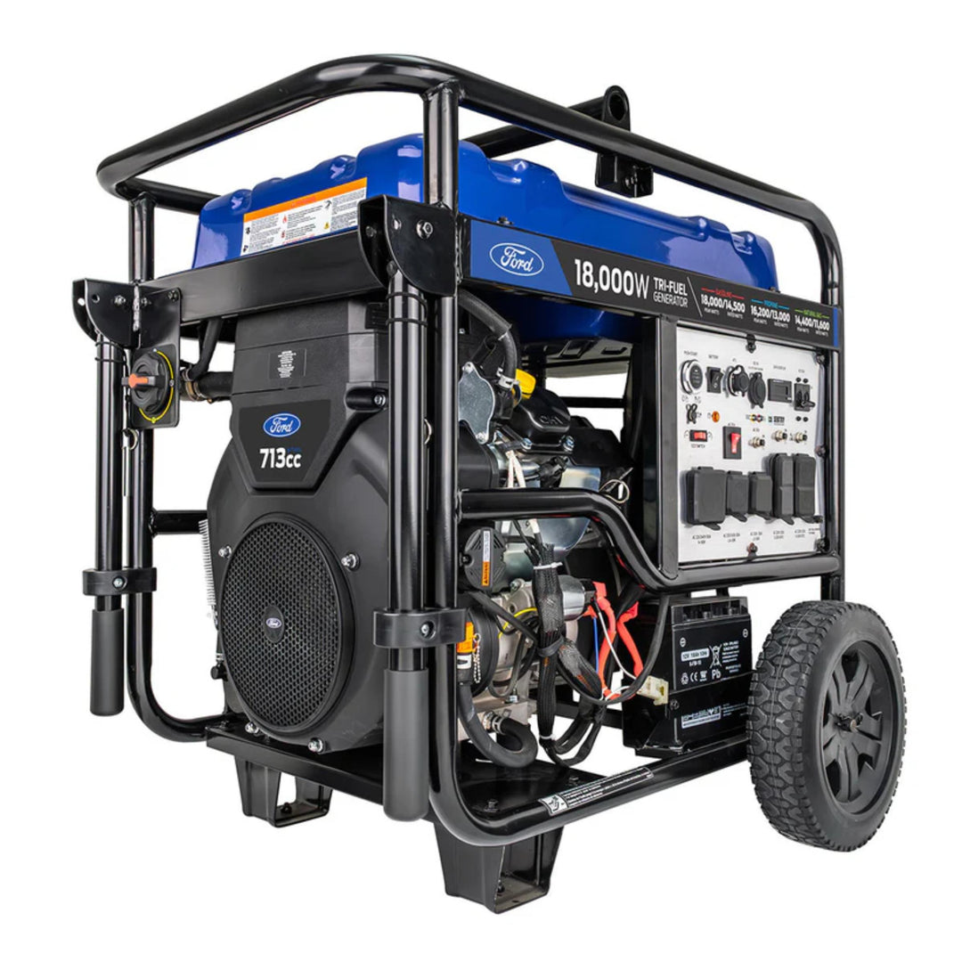 Ford 18,000W Tri-Fuel Generator Whole Home Backup Power with V-Twin Engine