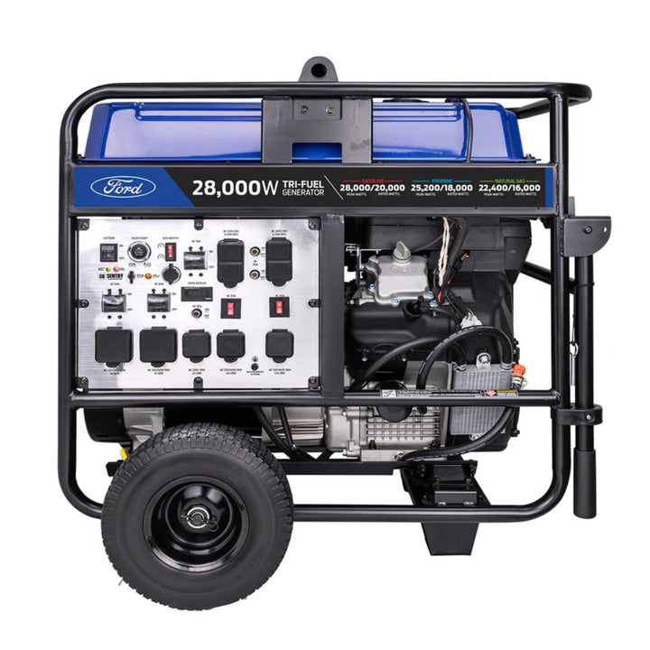 Ford 28,000W Tri-Fuel Generator – 20,000W Running Power, 999cc V-Twin Engine, ATS Ready