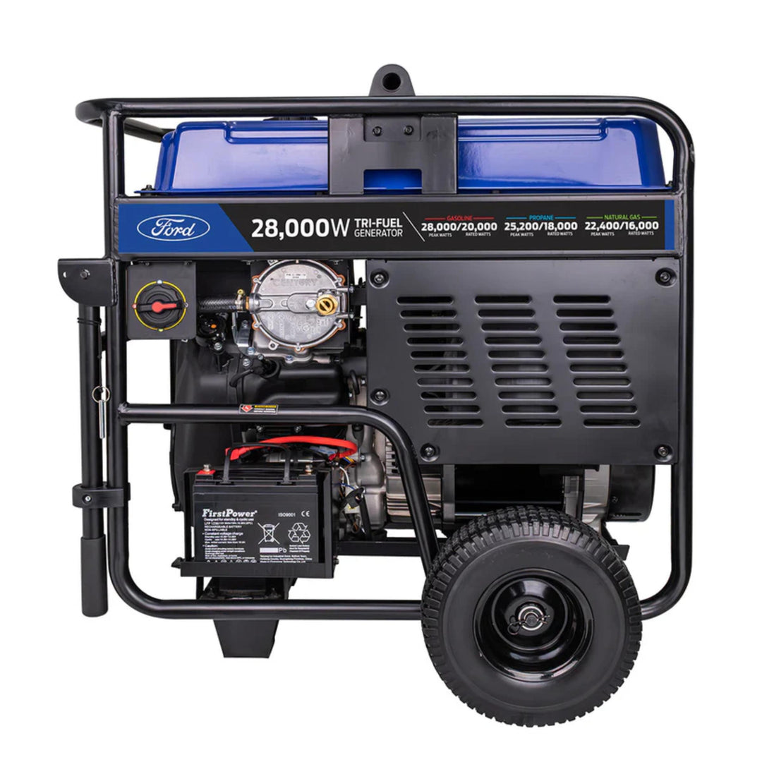 Ford 28,000W Tri-Fuel Generator – 20,000W Running Power, 999cc V-Twin Engine, ATS Ready