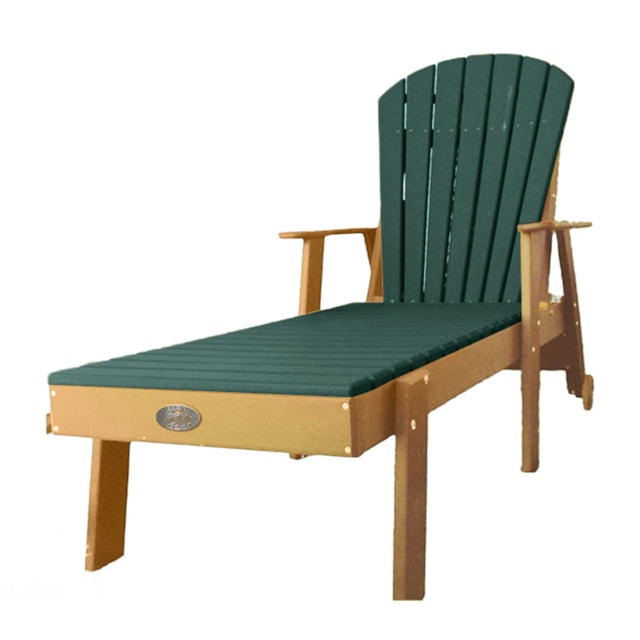 Buck Stove Fan Back Chaise Lounge