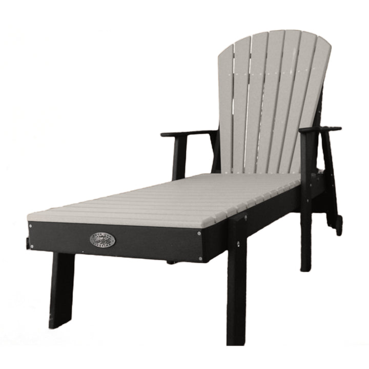 Buck Stove Fan Back Chaise Lounge