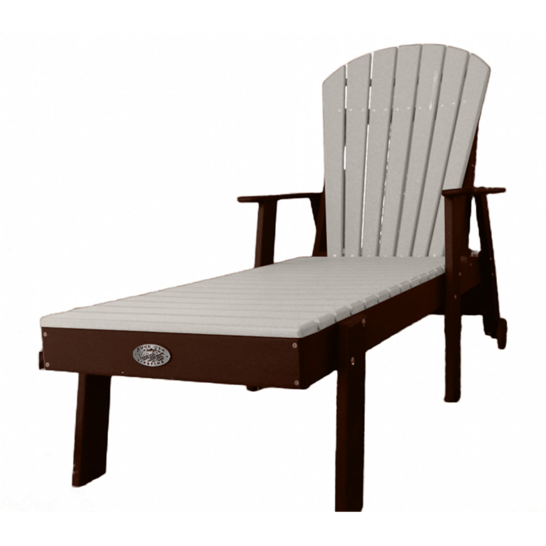 Buck Stove Fan Back Chaise Lounge