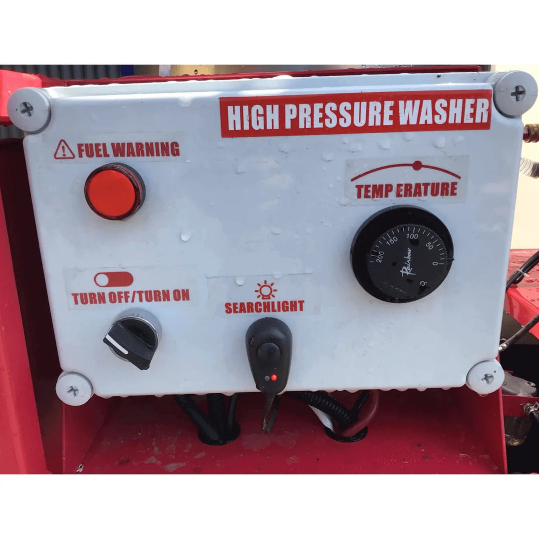 Hot Water Pressure Washer with Diesel-Heated Tank – 4000 PSI