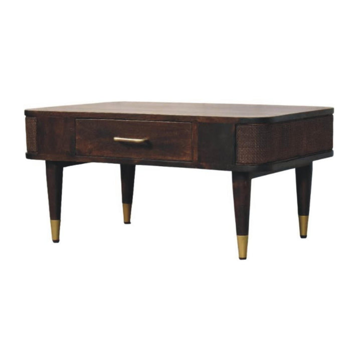 Belmont Velvet Mocha Coffee Table