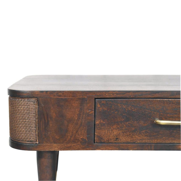 Belmont Velvet Mocha Coffee Table