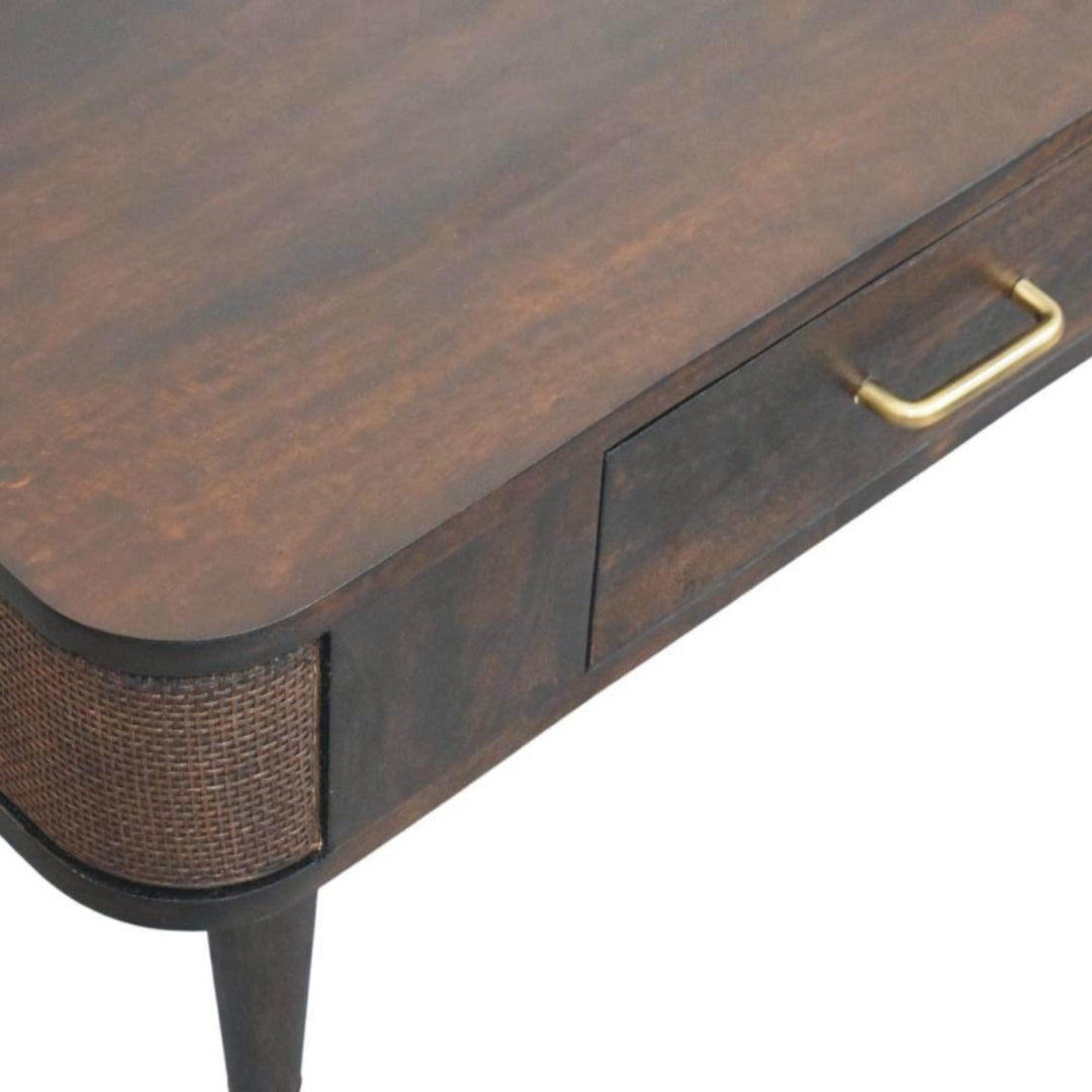 Belmont Velvet Mocha Coffee Table