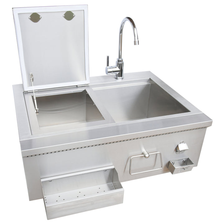 KoKoMo 30” Farmhouse Sink Outdoor Kitchen Component