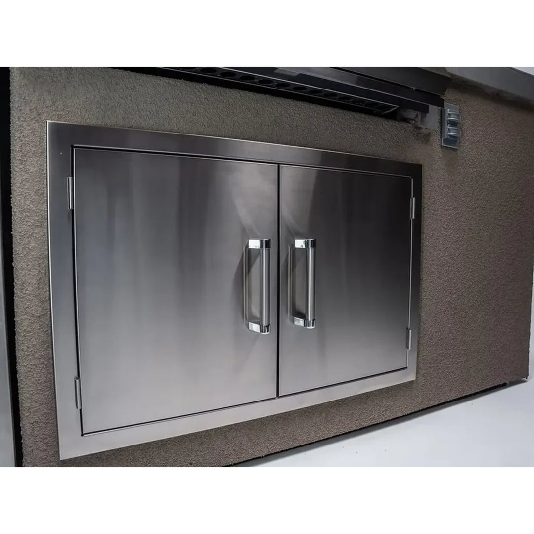 KoKoMo 7' Straight Island – Built-In Grill & Fridge
