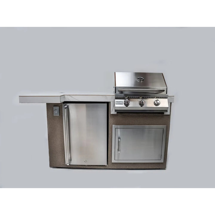 KoKoMo Mini Maui 6' Outdoor Kitchen Island