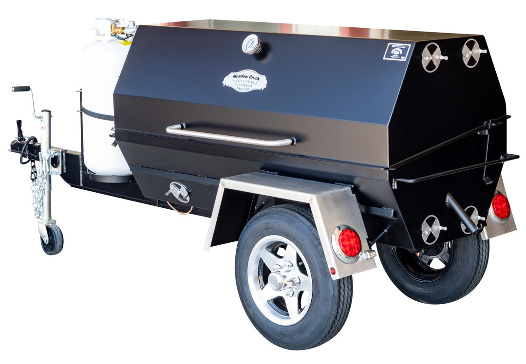 PR60T 60″ Charcoal Pig Roaster Trailer Options: