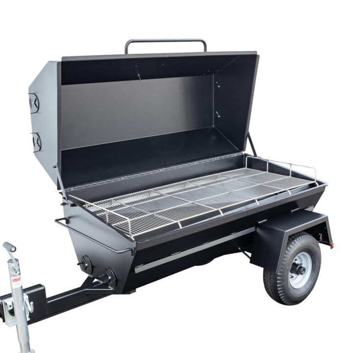 PR60T 60″ Charcoal Pig Roaster Trailer Options: